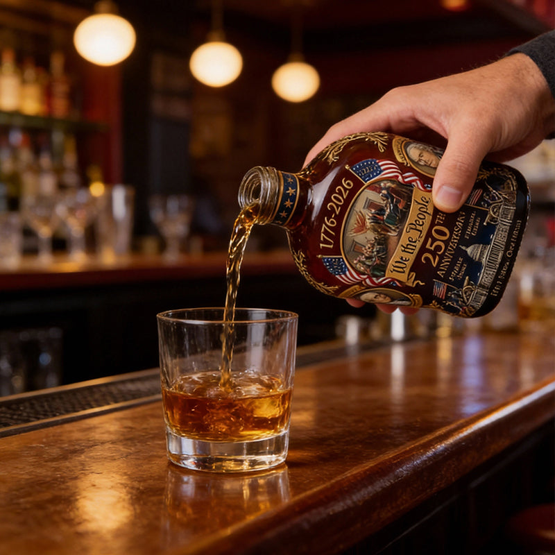 🎁 Warehouse Clearance🏆 10,000 Sold This Week✨-U.S. 250th Anniversary Commemorative Whiskey Bottle