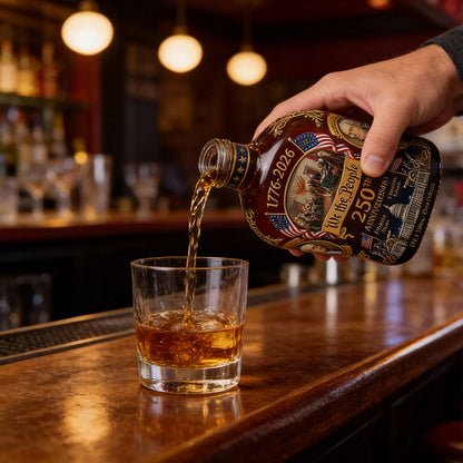 🎁 Warehouse Clearance🏆 10,000 Sold This Week✨-U.S. 250th Anniversary Commemorative Whiskey Bottle