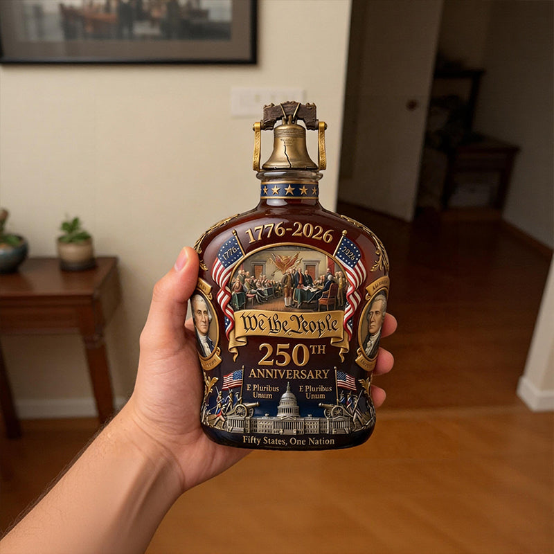 🎁 Warehouse Clearance🏆 10,000 Sold This Week✨-U.S. 250th Anniversary Commemorative Whiskey Bottle