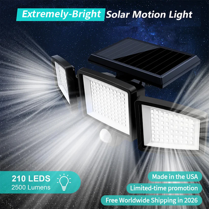 🌎Ends Tonight: Save up to 70%🏆Solar Outdoor Lights with Remote Control