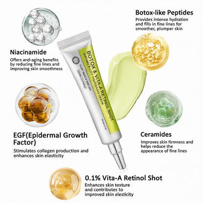 💫 Botox & Vita-A Retinol Shot Wrinkle-Lift Tightening cream - Last Day Promotion 70% OFF