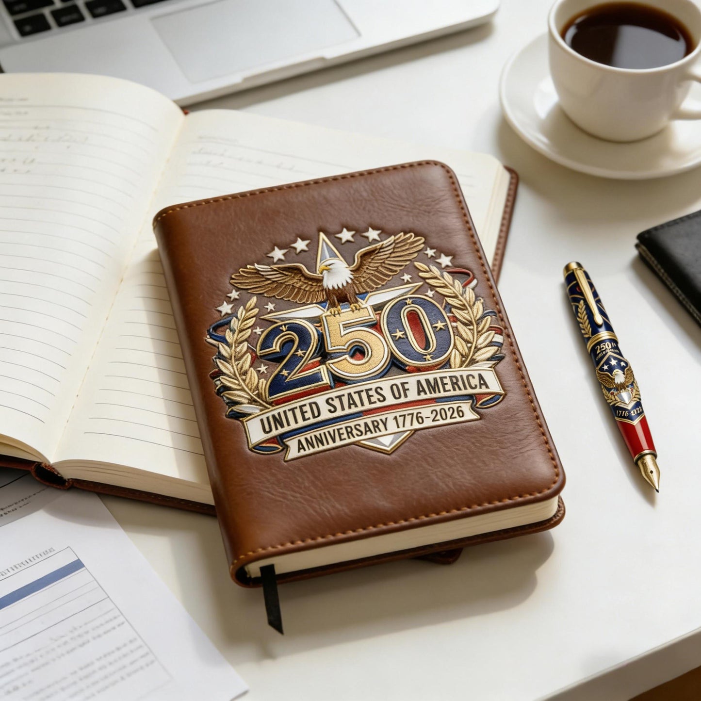 250th U.S. Anniversary Pen & Notebook Set!