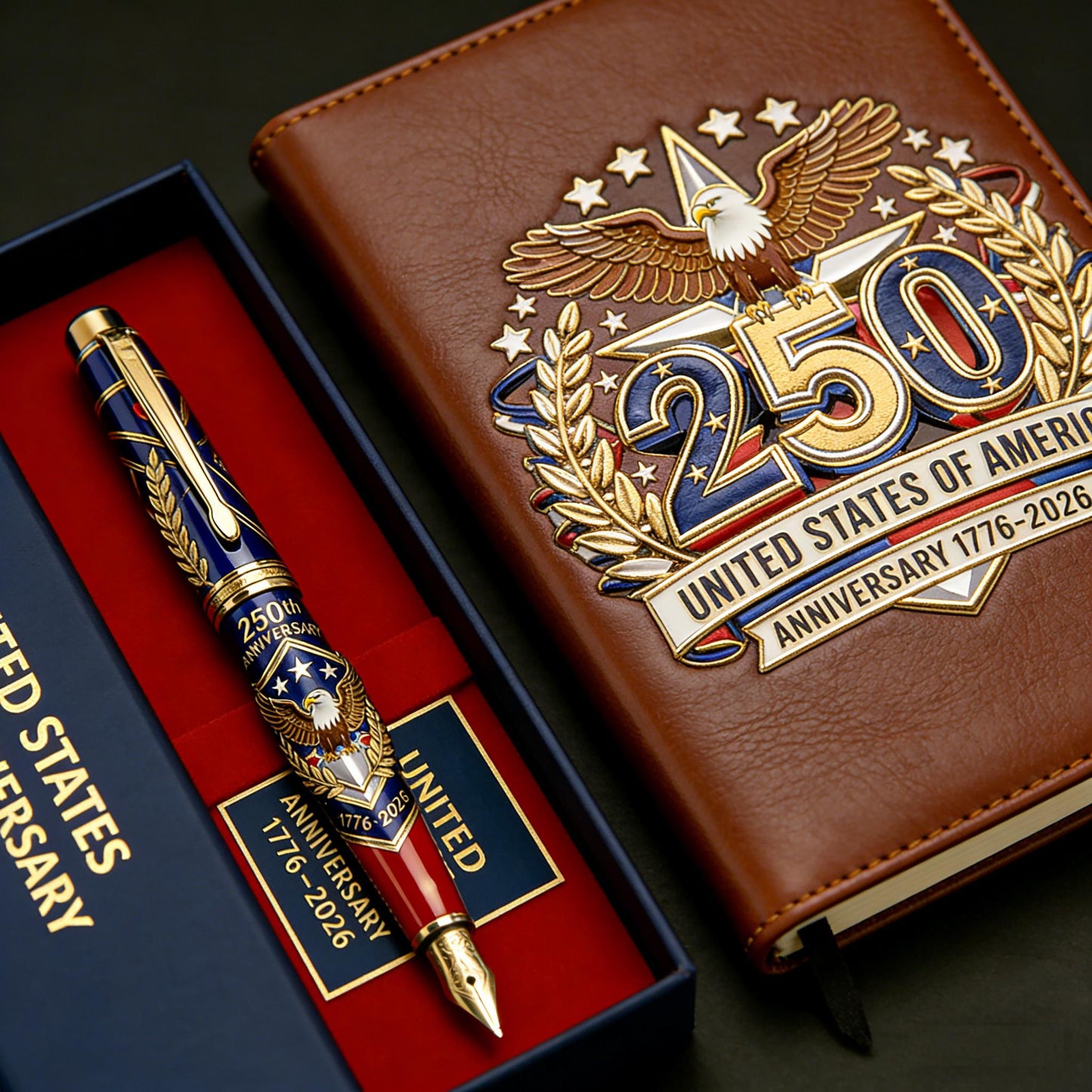 250th U.S. Anniversary Pen & Notebook Set!