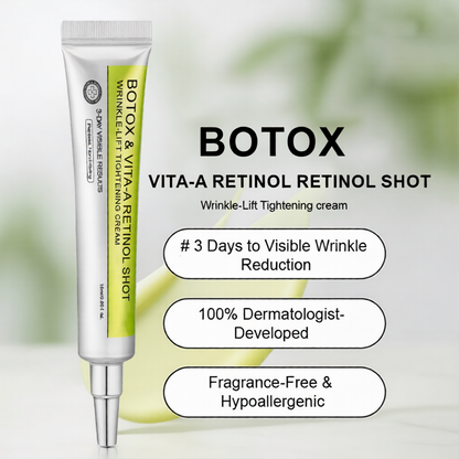 💫 Botox & Vita-A Retinol Shot Wrinkle-Lift Tightening cream - Last Day Promotion 70% OFF