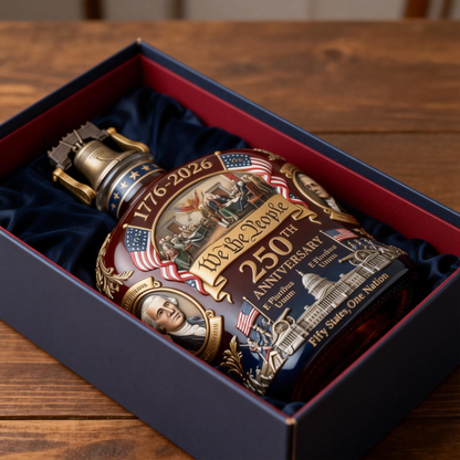 🎁 Warehouse Clearance🏆 10,000 Sold This Week✨-U.S. 250th Anniversary Commemorative Whiskey Bottle