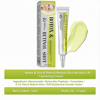💫 Botox & Vita-A Retinol Shot Wrinkle-Lift Tightening cream - Last Day Promotion 70% OFF